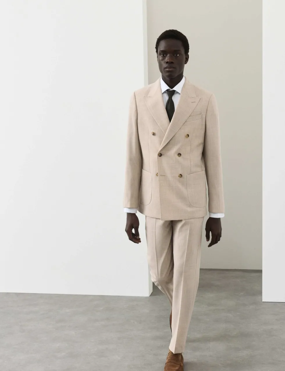Tailored Fit Merino Wool Rich Suit Jacket