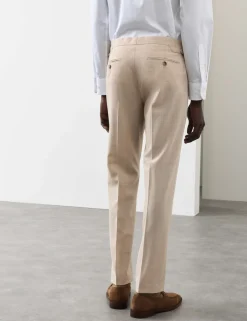 Tailored Fit Merino Wool Rich Trousers