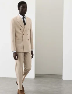 Tailored Fit Merino Wool Rich Trousers