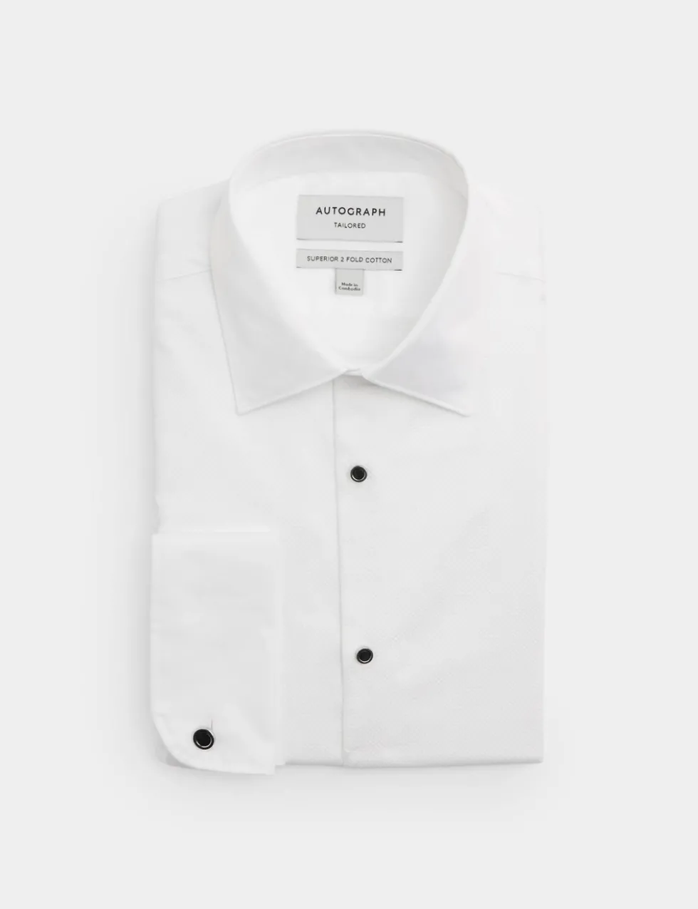 Tailored Fit Performance Pure Cotton Shirt
