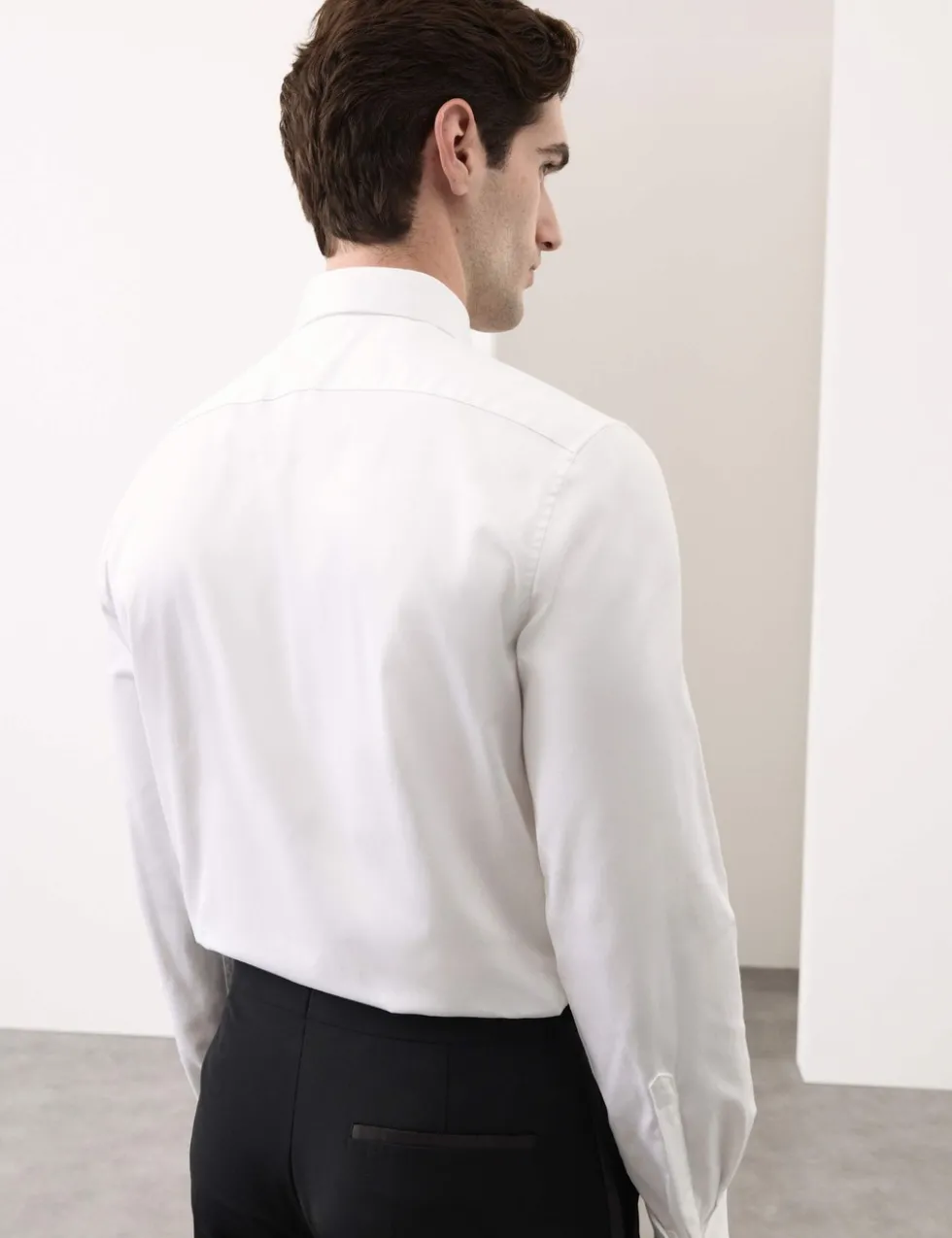 Tailored Fit Performance Pure Cotton Shirt
