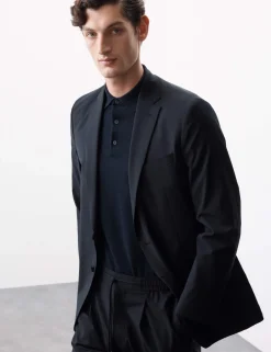 Tailored Fit Performance Packable Suit Jacket