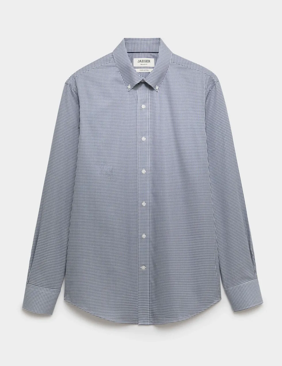 Tailored Fit Pure Cotton Check Shirt
