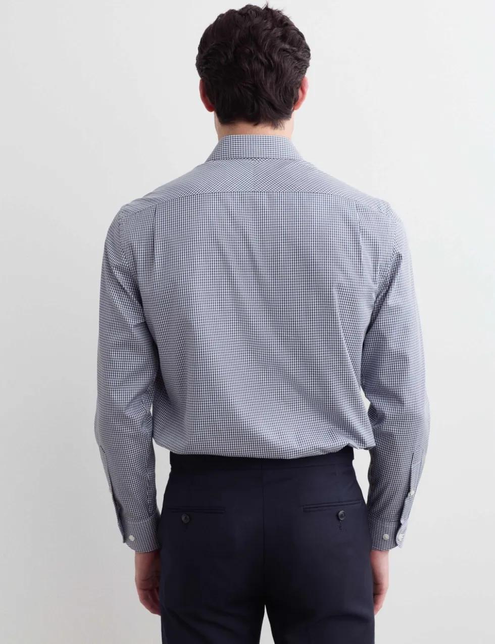 Tailored Fit Pure Cotton Check Shirt