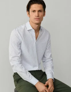 Tailored Fit Pure Cotton Floral Shirt
