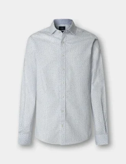 Tailored Fit Pure Cotton Floral Shirt