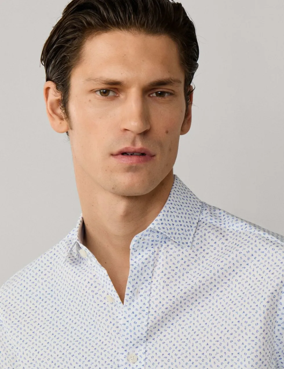 Tailored Fit Pure Cotton Floral Shirt