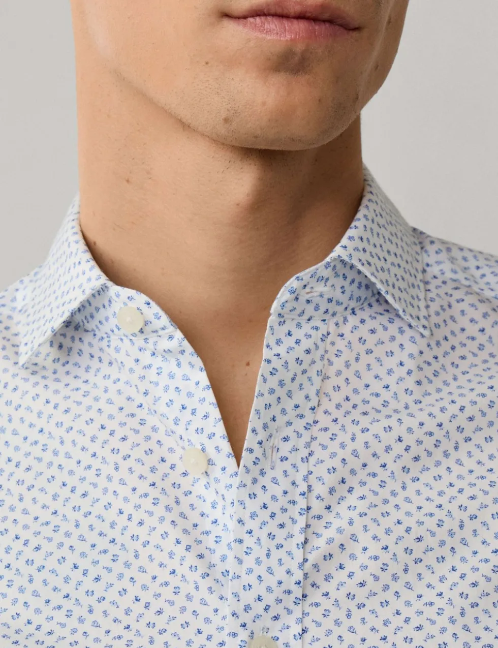 Tailored Fit Pure Cotton Floral Shirt