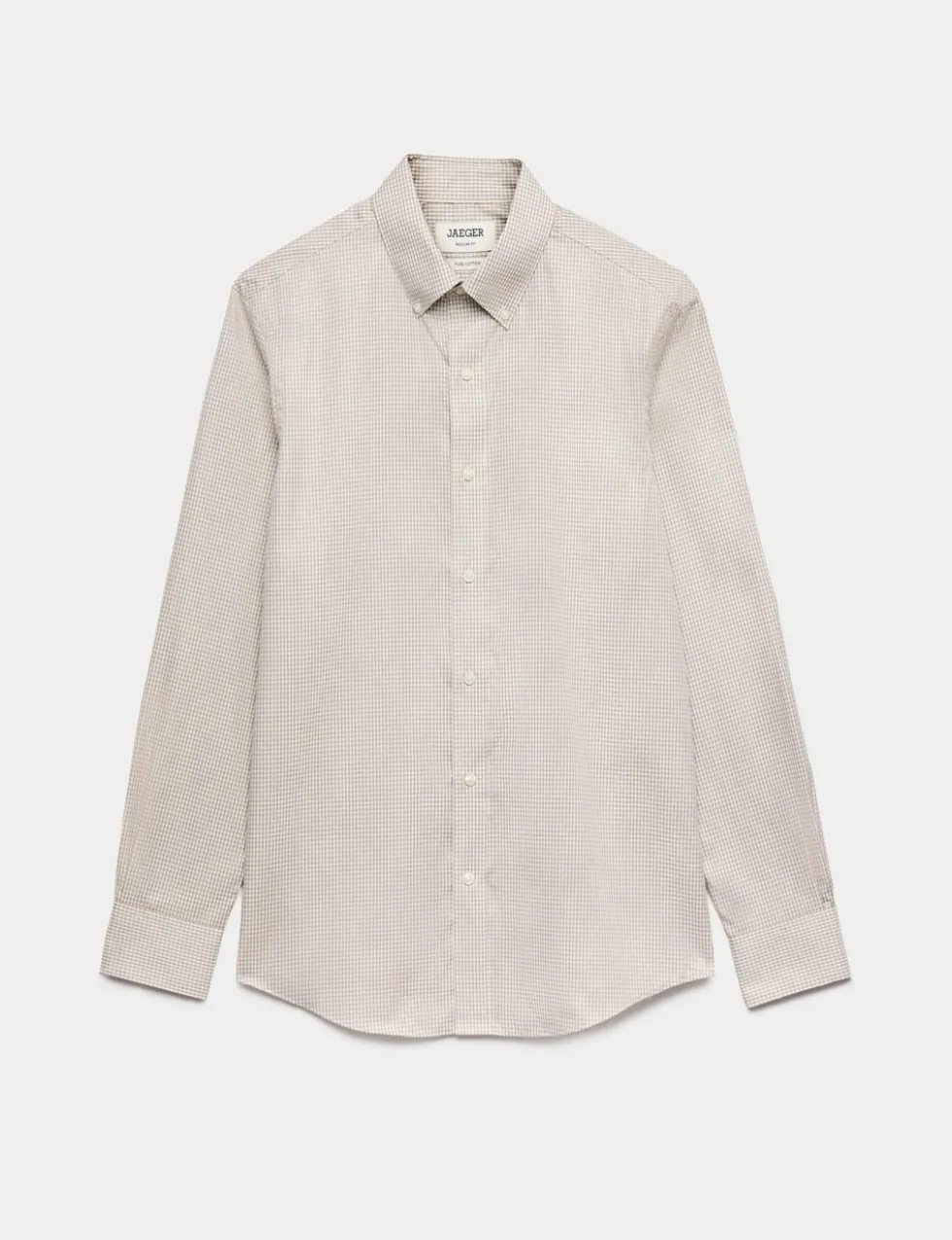 Tailored Fit Pure Cotton Check Shirt