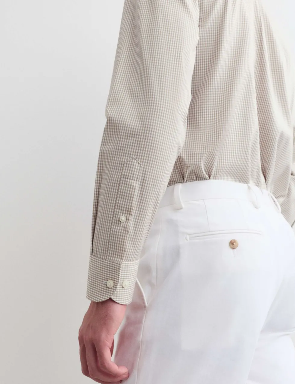 Tailored Fit Pure Cotton Check Shirt