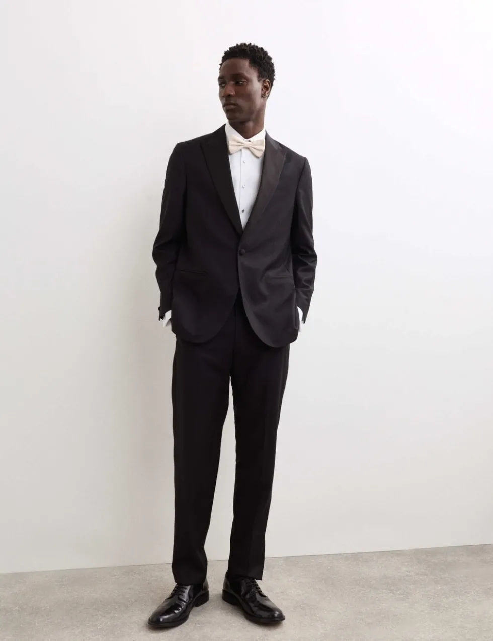 Tailored Fit Pure Cotton Bib Front Dress Shirt