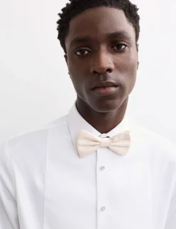 Tailored Fit Pure Cotton Bib Front Dress Shirt