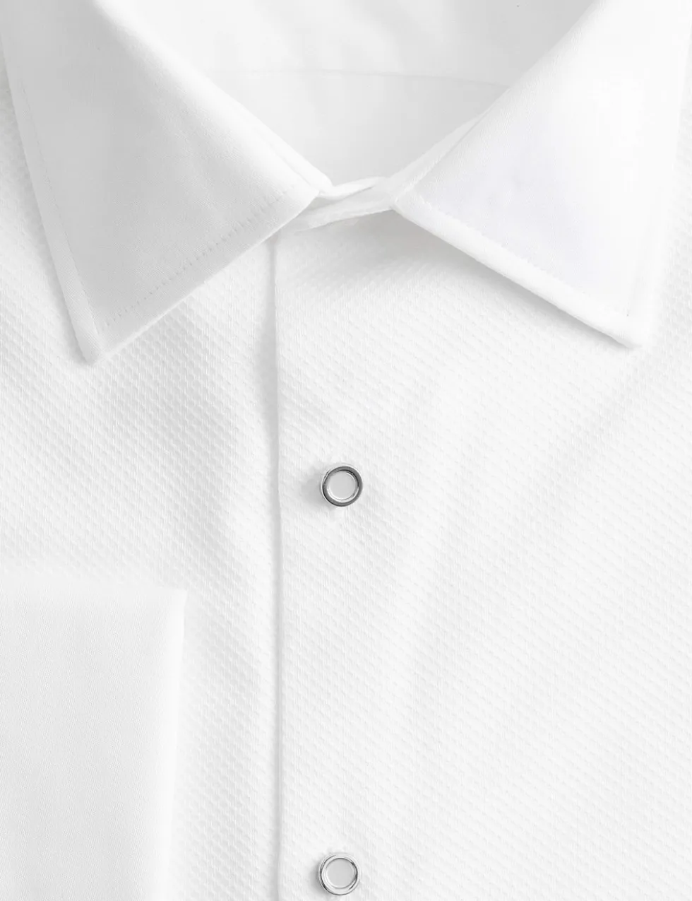 Tailored Fit Pure Cotton Bib Front Dress Shirt