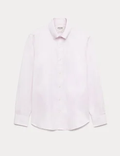 Tailored Fit Pure Cotton Check Shirt