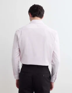 Tailored Fit Pure Cotton Check Shirt