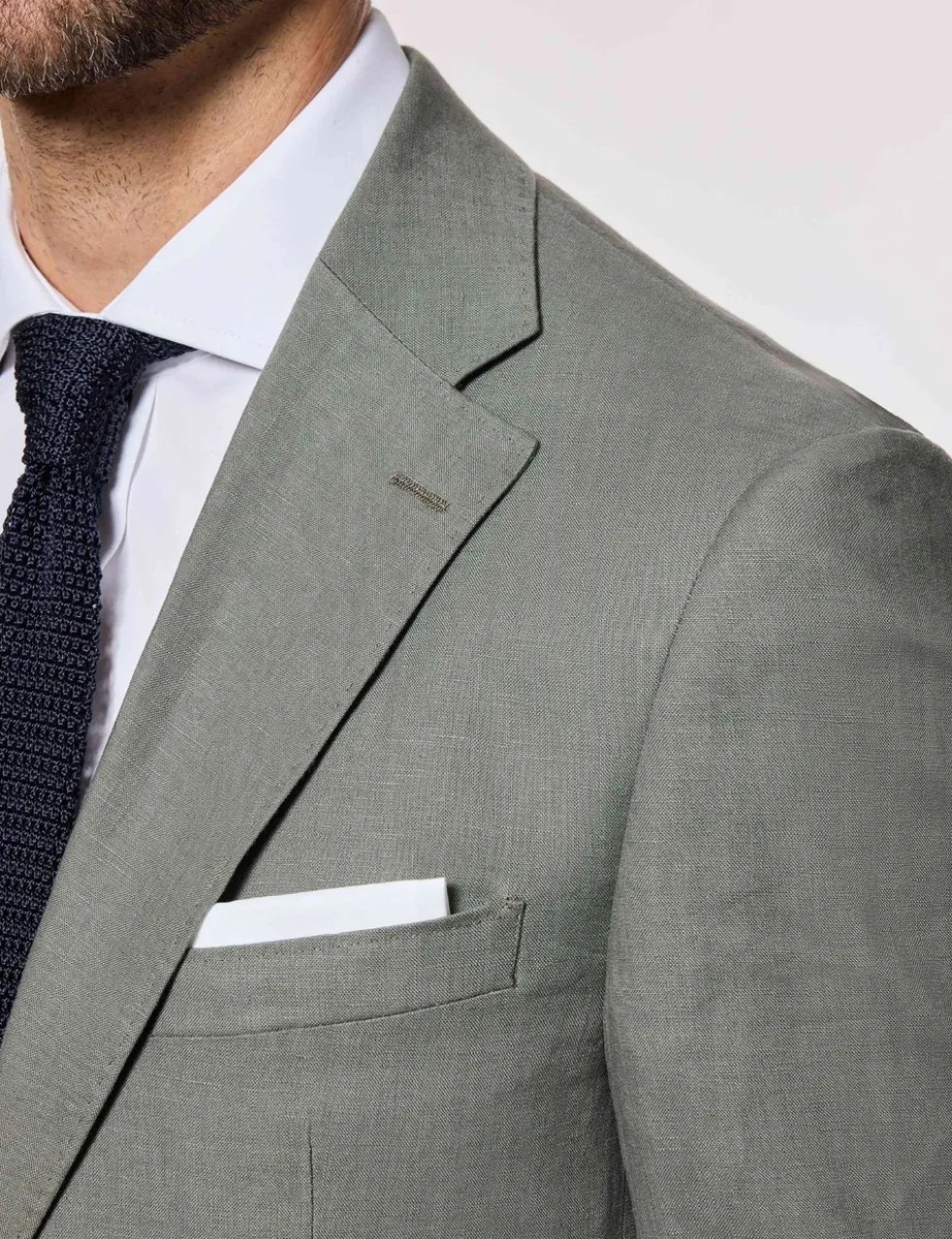 Tailored Fit Pure Linen Blazer