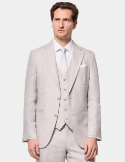 Tailored Fit Pure Linen Suit Jacket