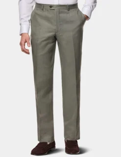 Tailored Fit Pure Linen Suit Trousers