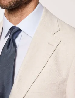 Tailored Fit Pure Linen Suit Jacket