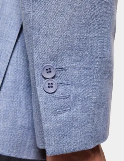 Tailored Fit Pure Linen Suit Jacket