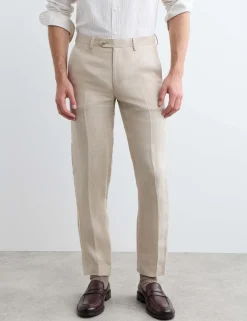 Tailored Fit Pure Linen Trousers