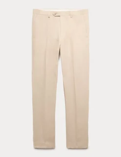 Tailored Fit Pure Linen Trousers