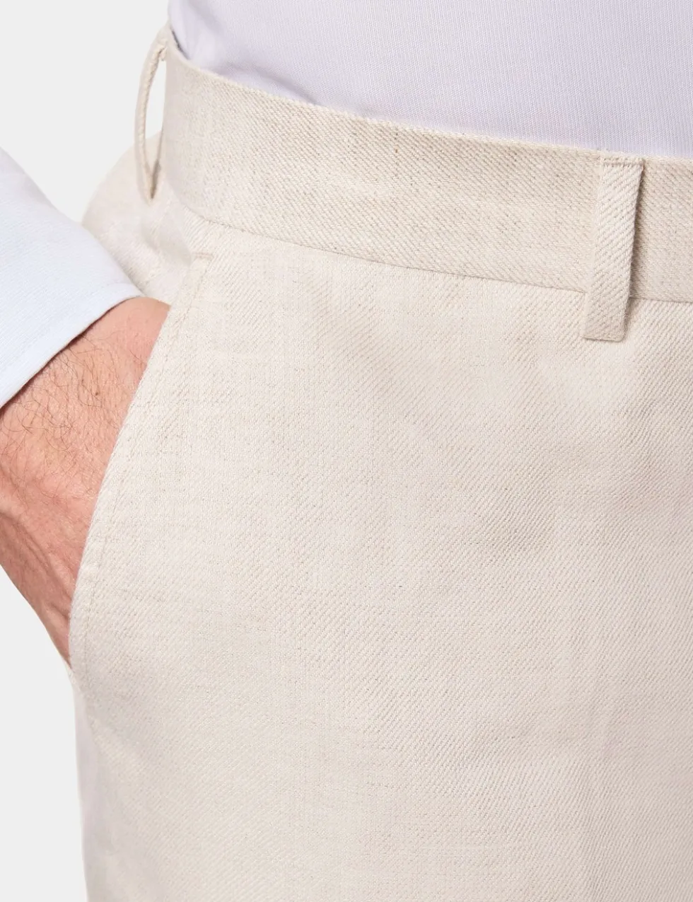 Tailored Fit Pure Linen Trousers