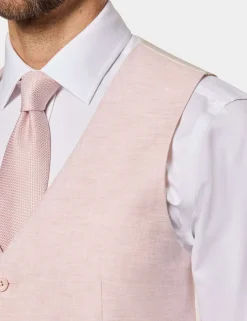 Tailored Fit Pure Linen Waistcoat