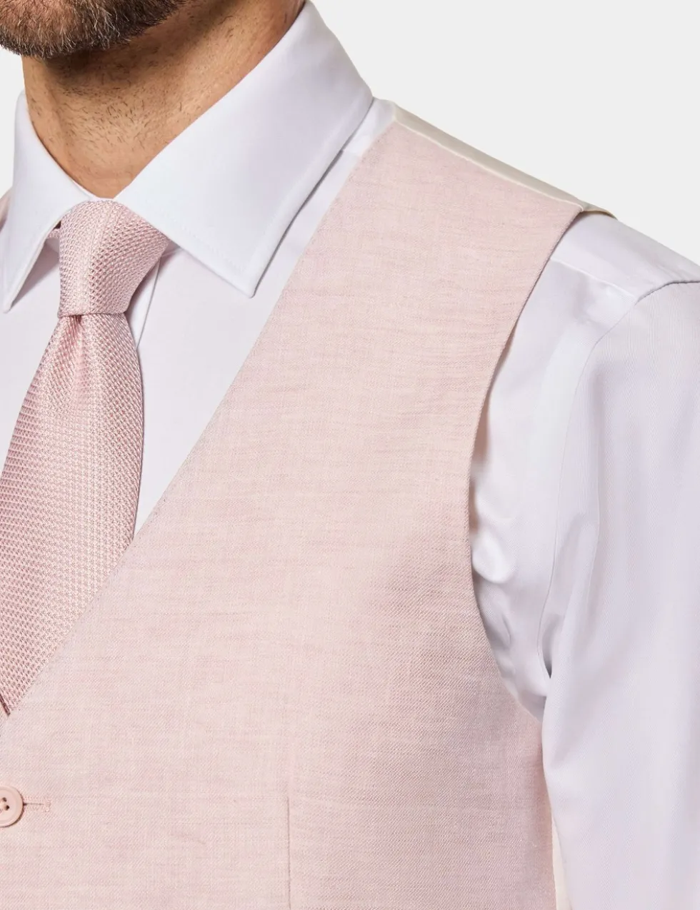 Tailored Fit Pure Linen Waistcoat