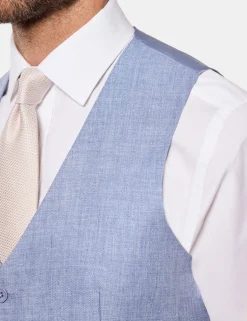 Tailored Fit Pure Linen Waistcoat