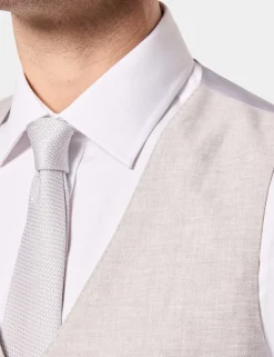 Tailored Fit Pure Linen Waistcoat