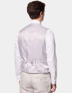 Tailored Fit Pure Linen Waistcoat