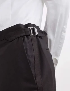Tailored Fit Pure Wool Tuxedo Trousers