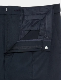 Tailored Fit Stretch Smart Trousers