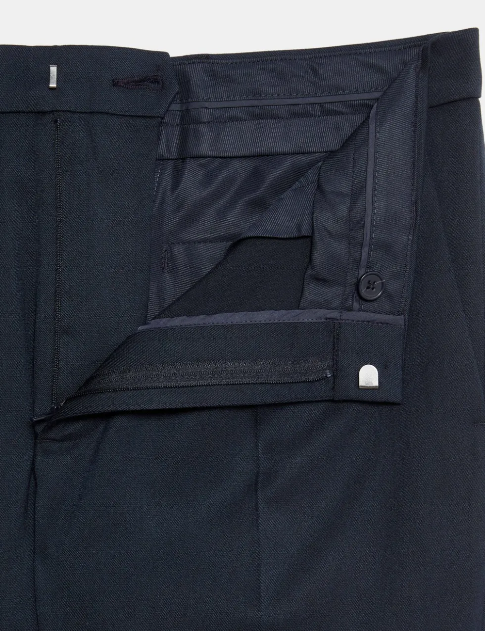 Tailored Fit Stretch Smart Trousers