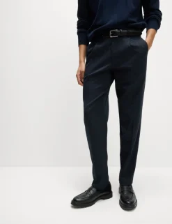 Tailored Fit Stretch Smart Trousers
