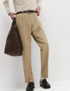 Tailored Fit Stretch Smart Trousers