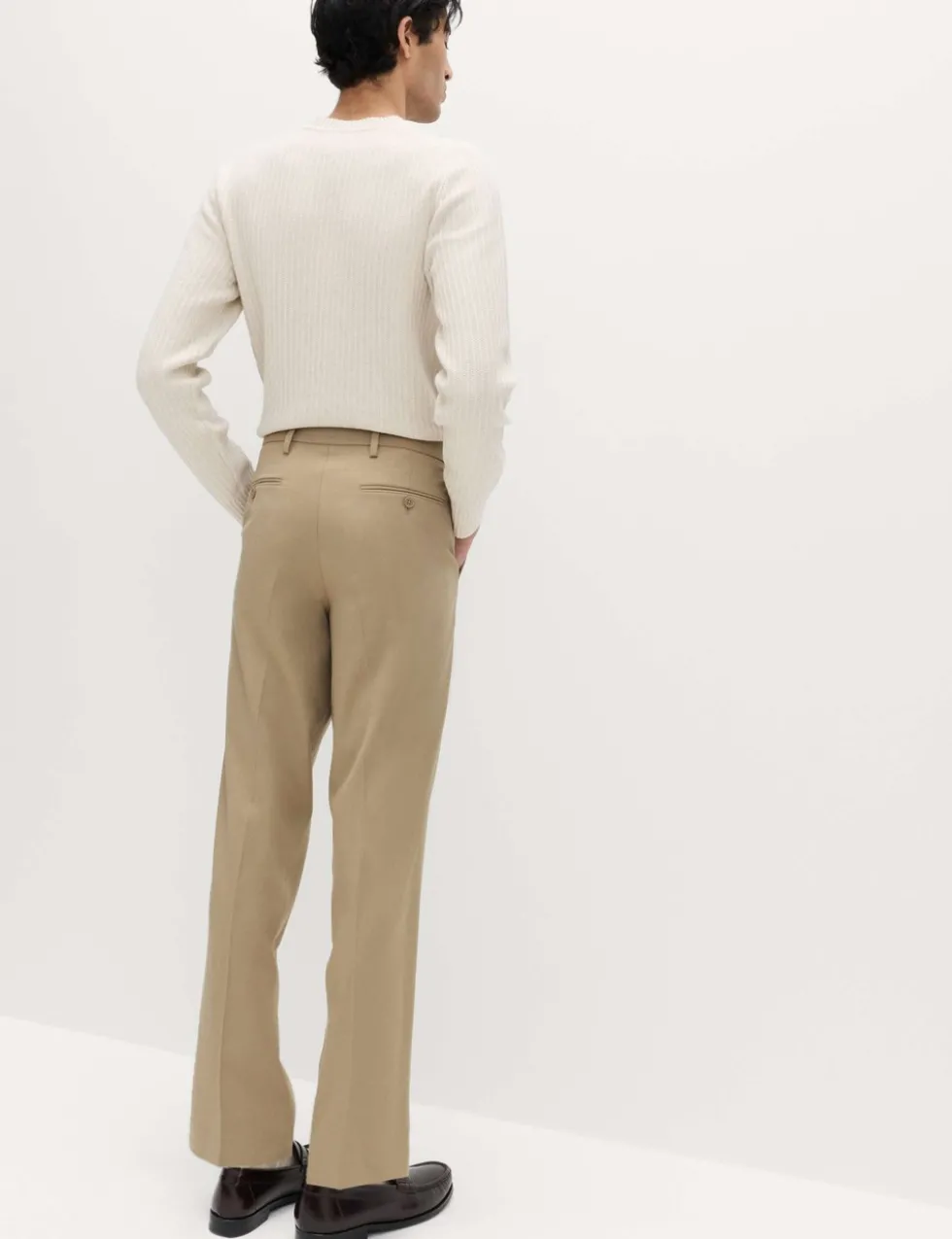 Tailored Fit Stretch Smart Trousers