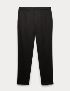 Tailored Fit Stretch Smart Trousers