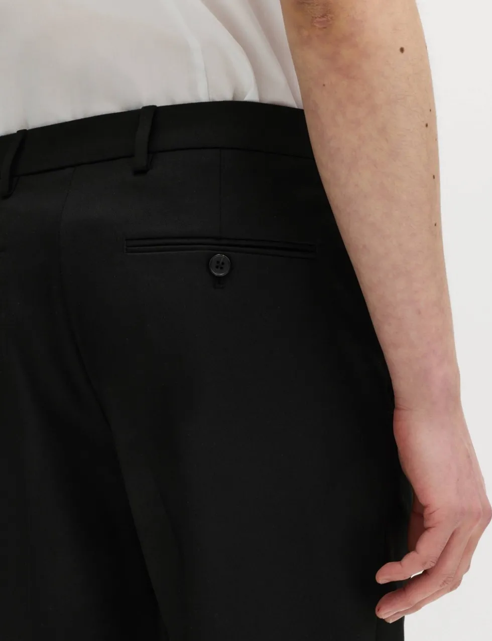 Tailored Fit Stretch Smart Trousers