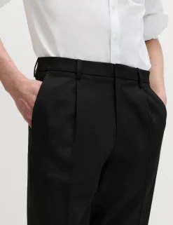 Tailored Fit Stretch Smart Trousers
