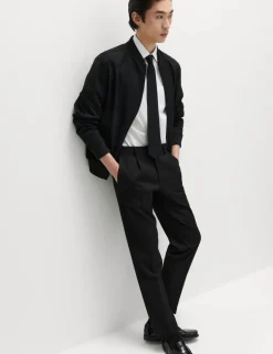 Tailored Fit Stretch Smart Trousers