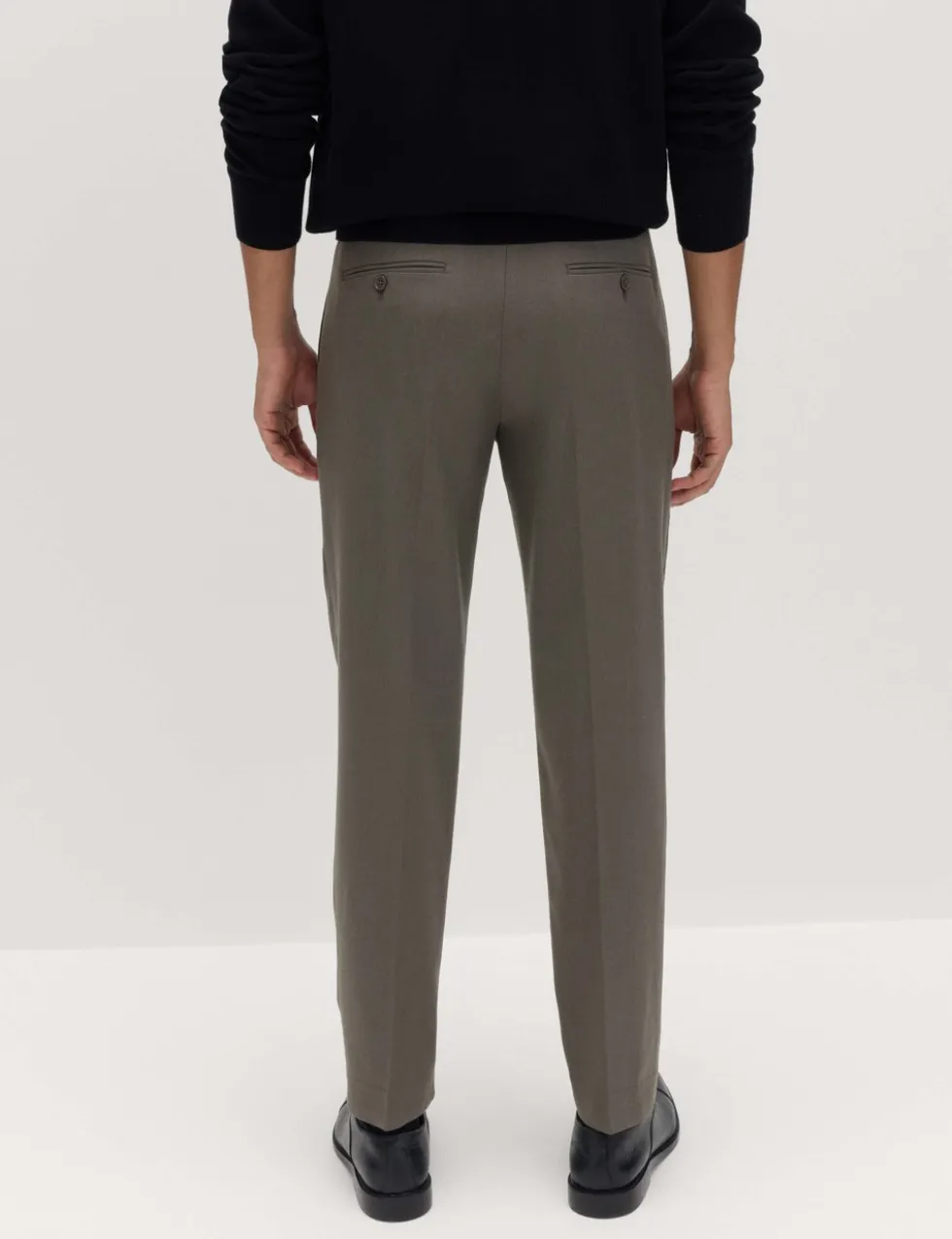 Tailored Fit Stretch Smart Trousers