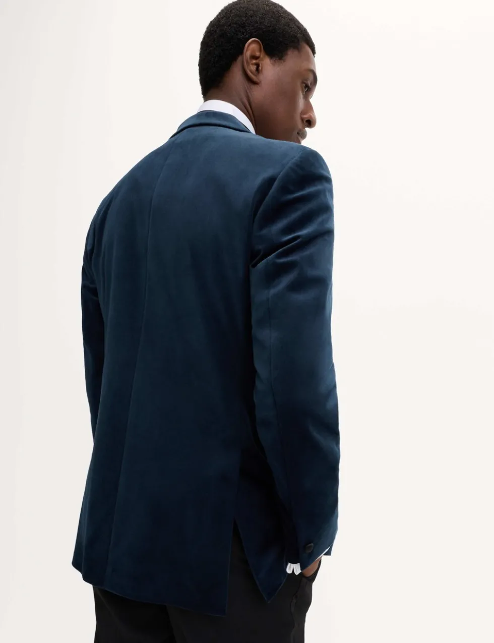 Tailored Fit Velvet Tuxedo Jacket