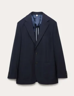 Tailored Fit Wool Herringbone Blazer