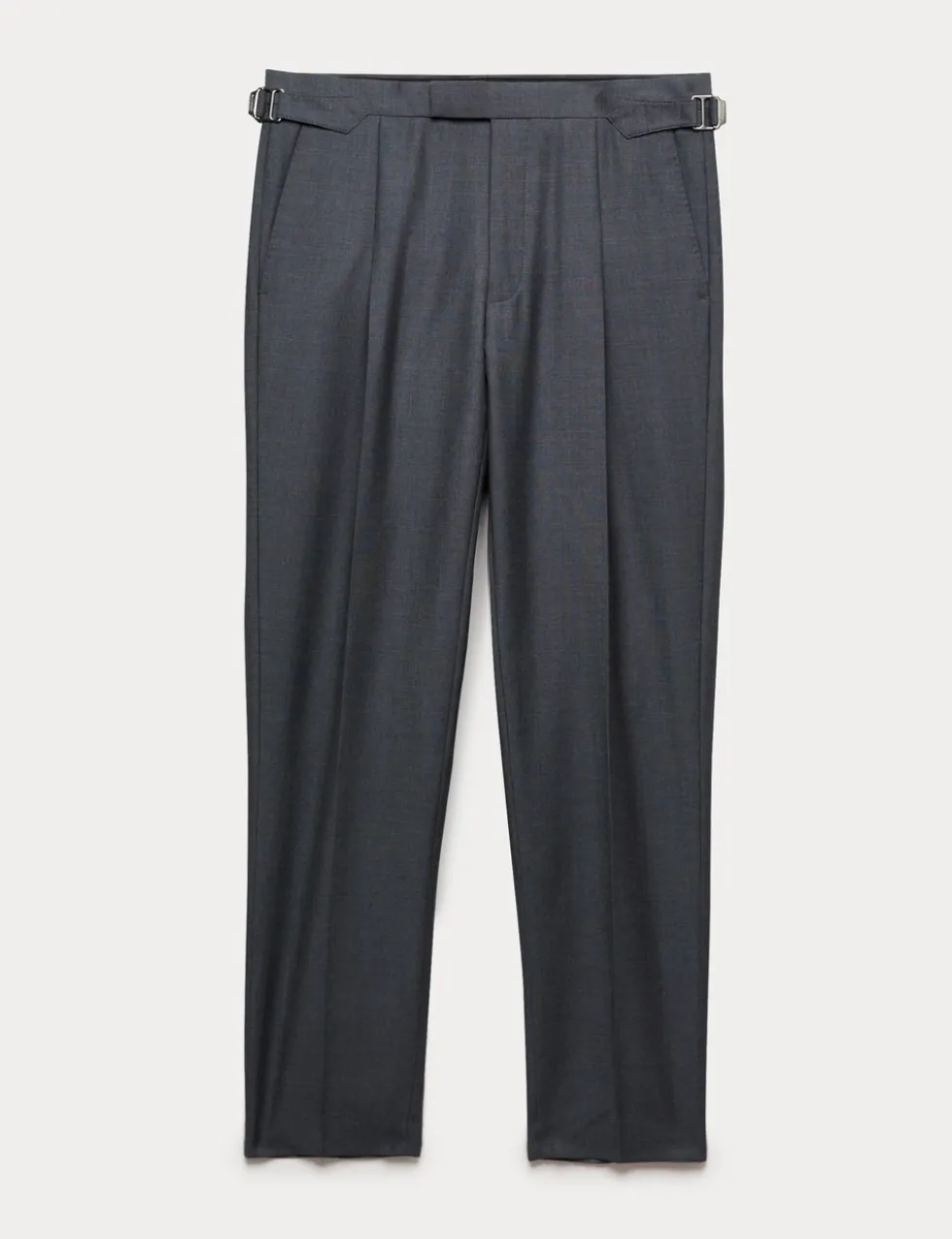 Tailored Fit Wool Rich Suit Trousers with Mohair