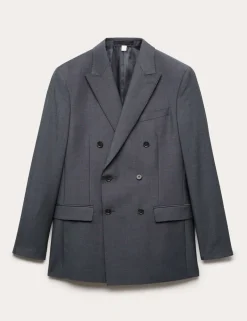 Tailored Fit Wool Rich Suit Jacket with Mohair