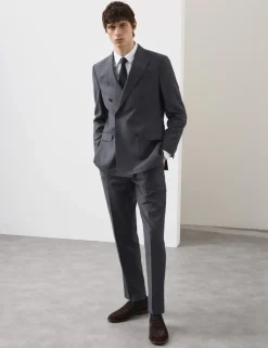 Tailored Fit Wool Rich Suit Jacket with Mohair