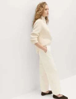 Tailored Straight Leg Trousers