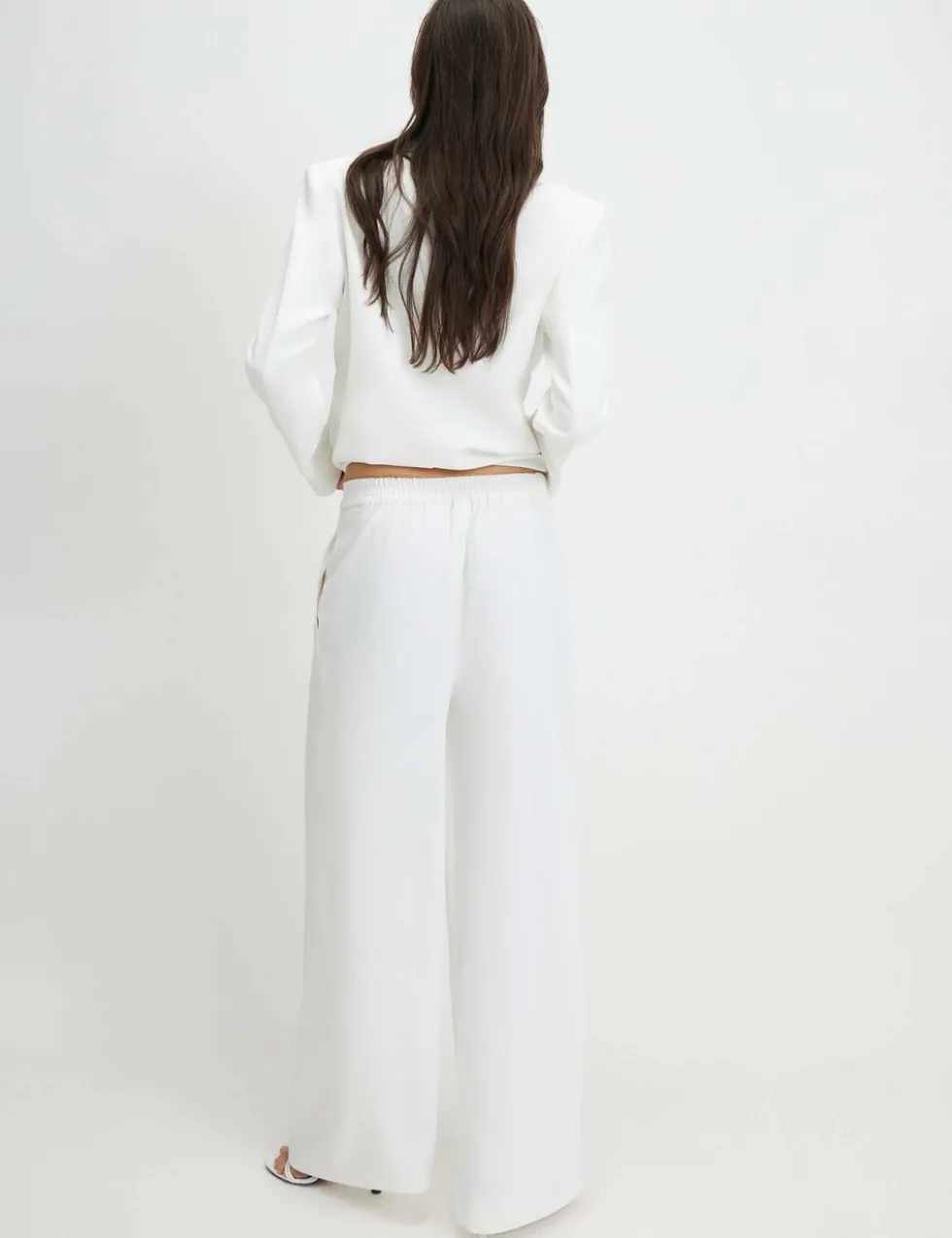 Tailored Wide Leg Trousers